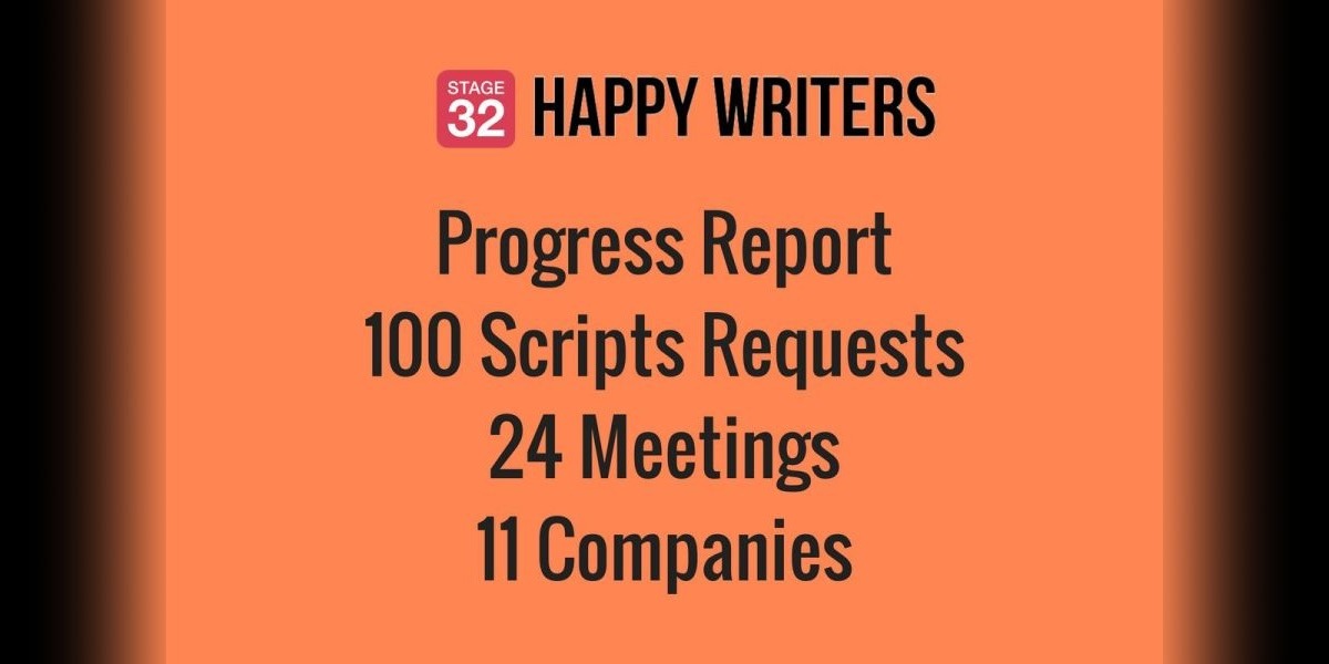 Stage 32 Happy Writers Progress Report: 100 Scripts Requested, 24 Meetings, 11 Companies