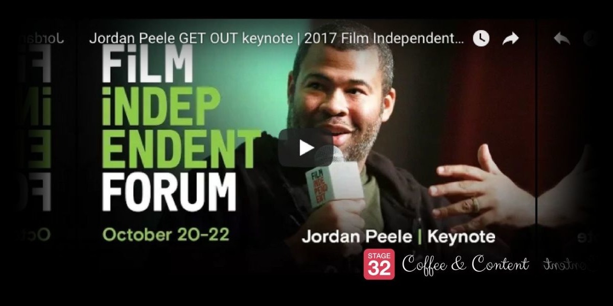 Coffee & Content - Brand Building for Screenwriters & Jordan Peele's Inspiring Keynote