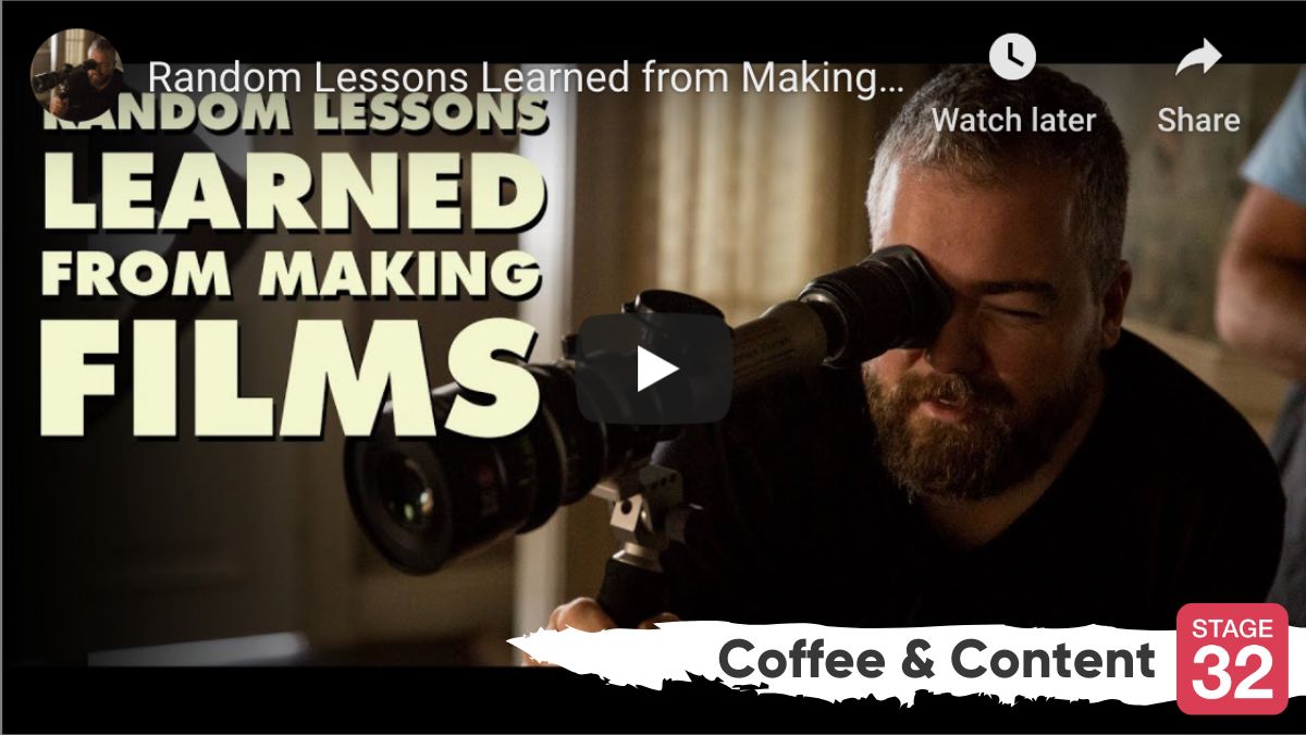 Coffee & Content - Filmmaking Lessons from the Director of "Shazam!" & Seth Rogan Explains How to Write a Movie