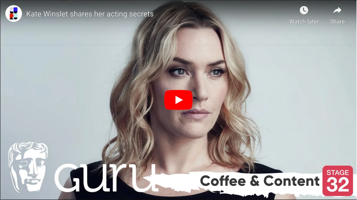 Coffee & Content: Kate Winslet's Acting Secrets & Screenwriter Roundtable