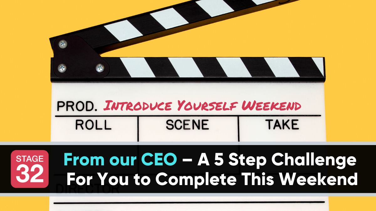 From our CEO – A 5 Step Challenge For You to Complete This Weekend