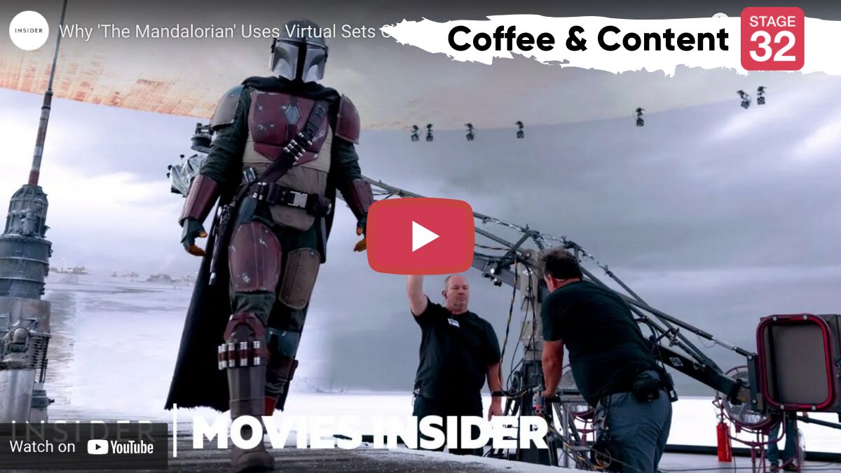 Coffee & Content: "The Mandalorian" Virtual Sets vs. Green Screen & How to Make Money with a Short Film