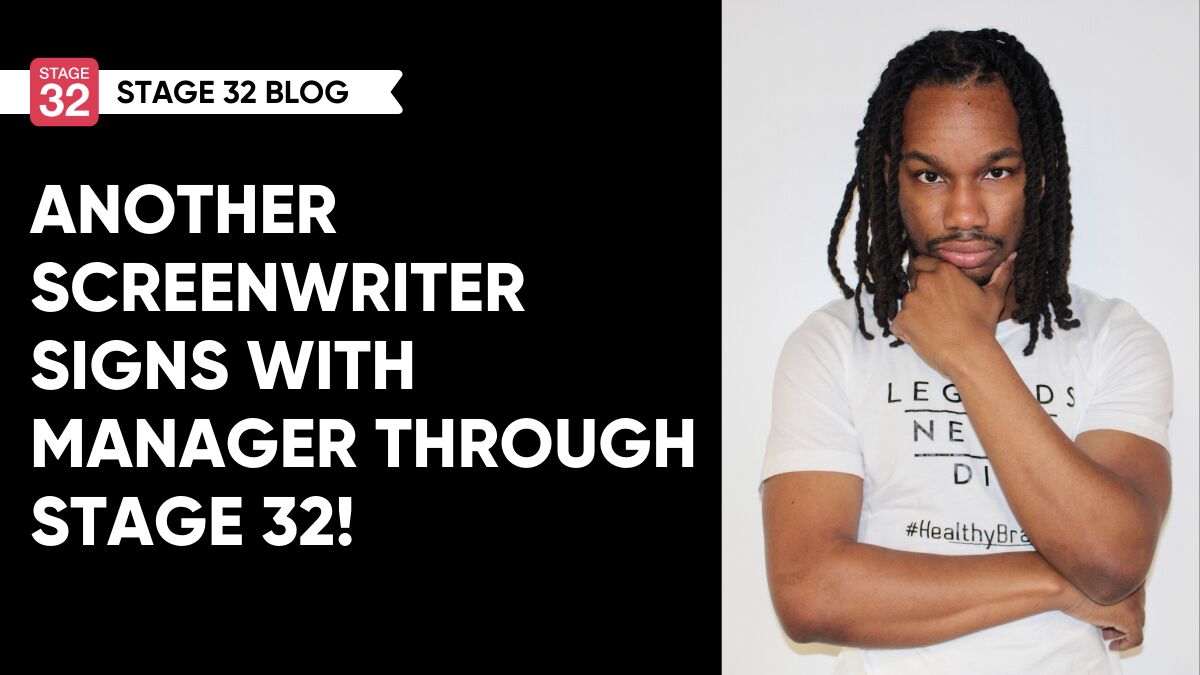 Another Screenwriter Signs with Manager through Stage 32!