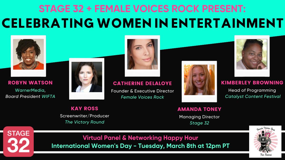 Stage 32 + Female Voices Rock Present: 2nd Annual Celebrating Women in Entertainment