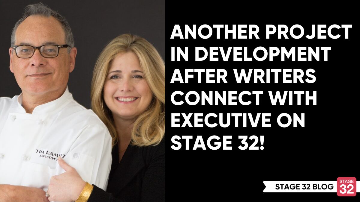 Another Project in Development After Writer Connects with Executive on Stage 32!