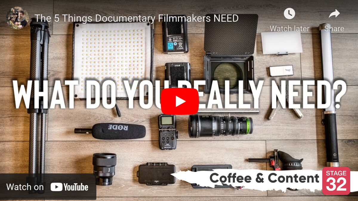 Coffee & Content: Tools Every Documentary Filmmaker Needs & Alexia Melocchi Interviews Filmmaker Garrett Clancy