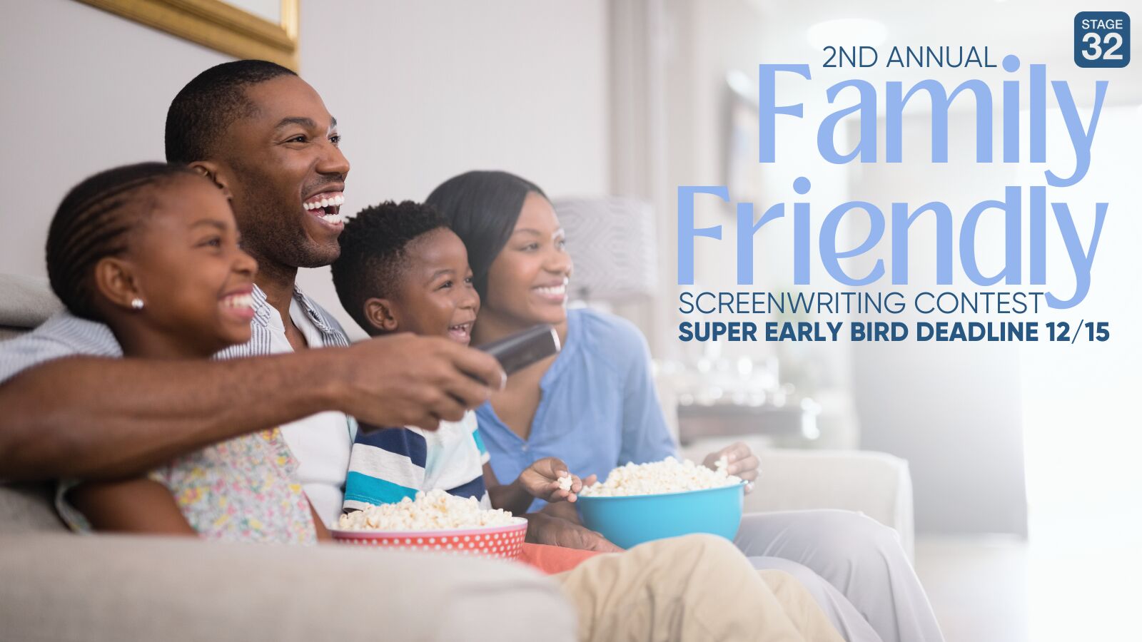 Announcing the 2nd Annual Family Friendly Screenwriting Contest