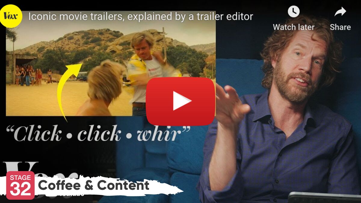 Coffee & Content: Trailers and Shorts