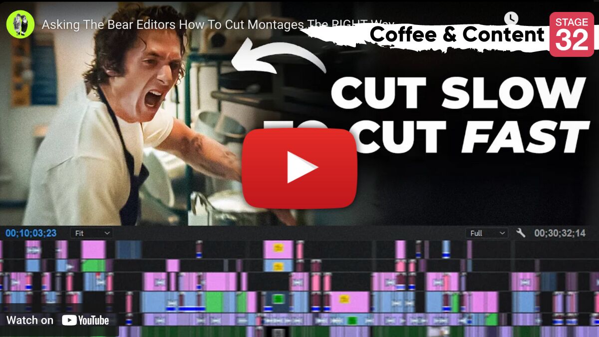 Coffee & Content: Asking 'The Bear' Editors How To Cut Montages