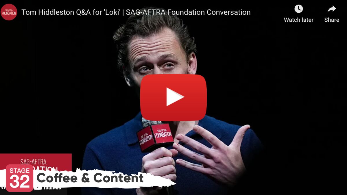 Coffee & Content: Tom Hiddleston Q&A For "Loki"