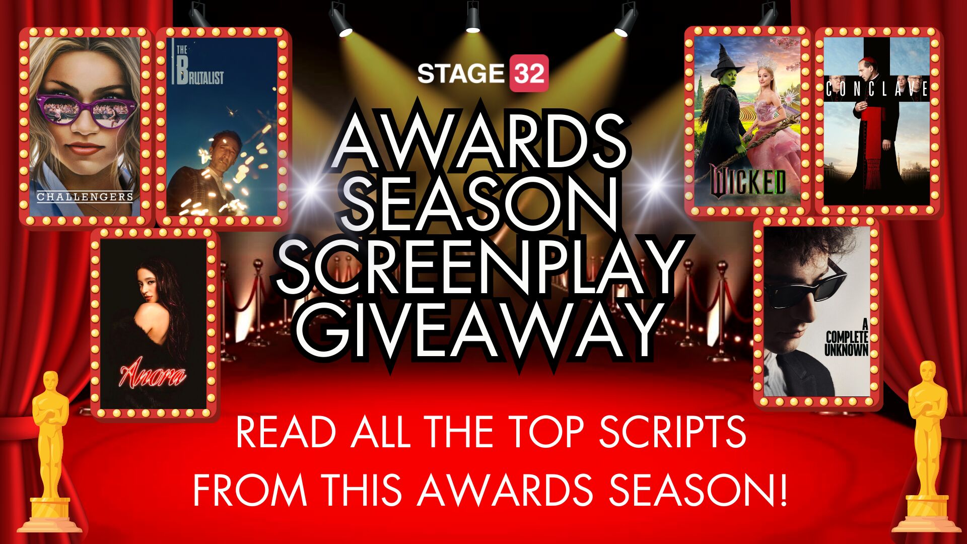 Announcing the Stage 32 Awards Season Script Giveaway