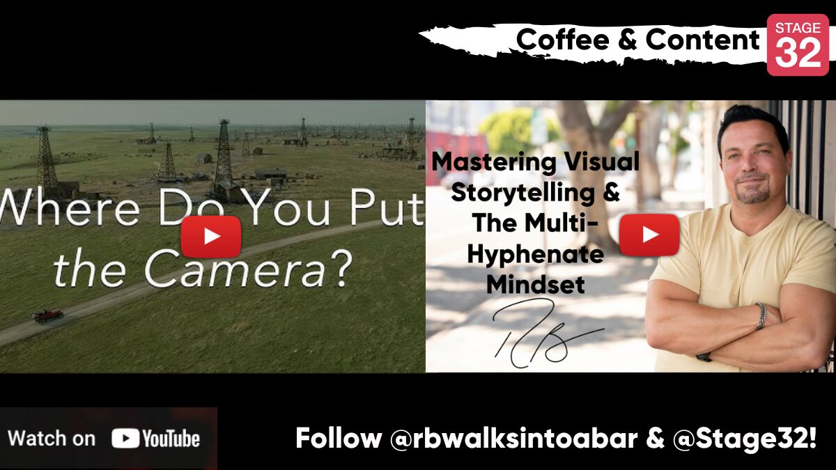 Coffee & Content: Mastering Visual Storytelling & The Multi-Hyphenate Mindset