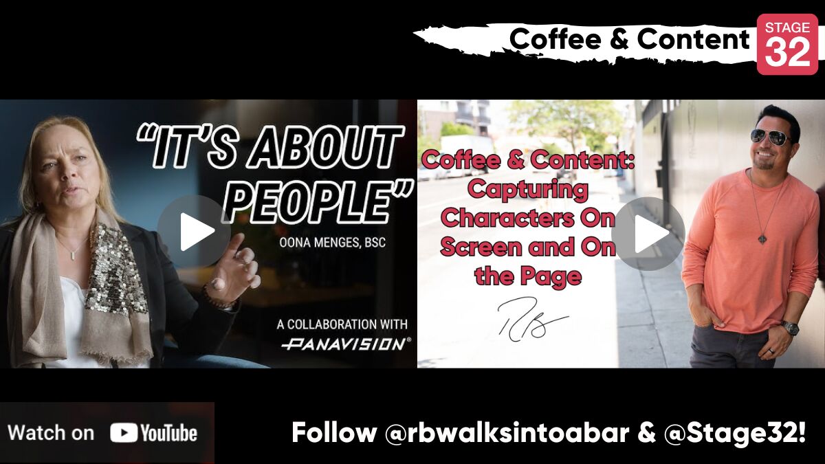 Coffee & Content: Capturing Characters On Screen and On the Page