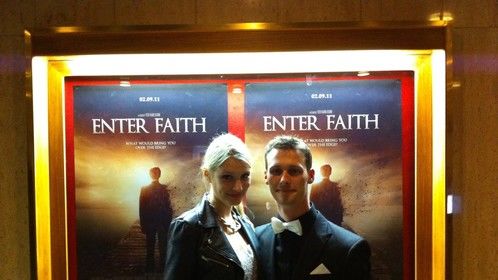 At the gala premiere for my short film Enter Faith