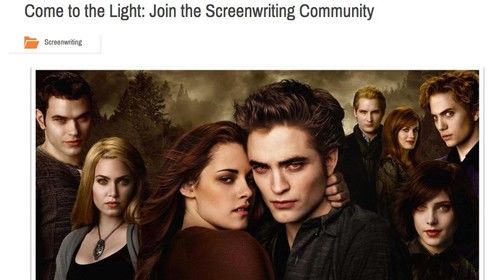 Come to the Light: Join the Screenwriting Community