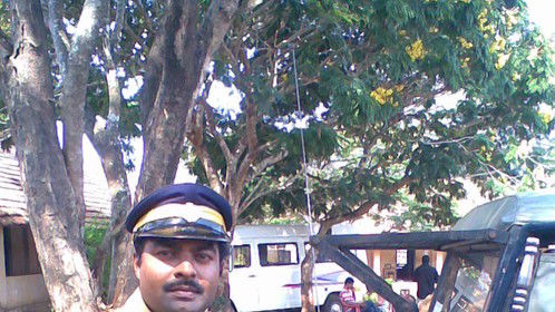 Police Officer for a Movie