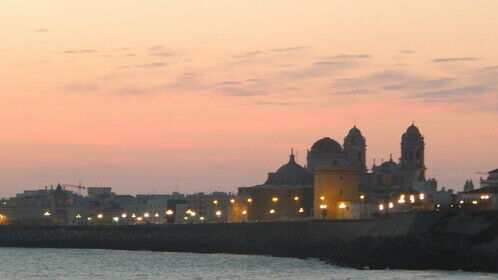 Sunset in Cadiz, Spain!