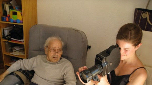 behind the scenes: from the set of my documentary film about photographer Andre Villers